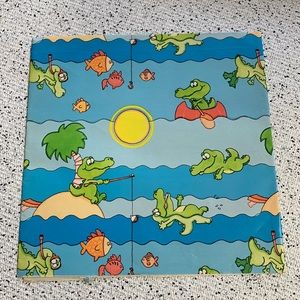 3PC Vintage Rainbows and Crocodiles and Fish Giftwraps